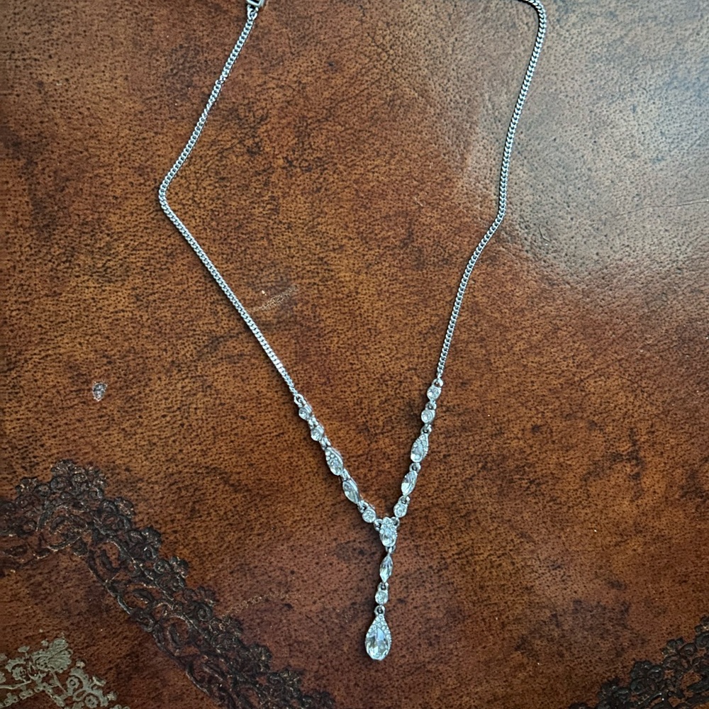 Givenchy Silver Necklace Minimalist Design.
